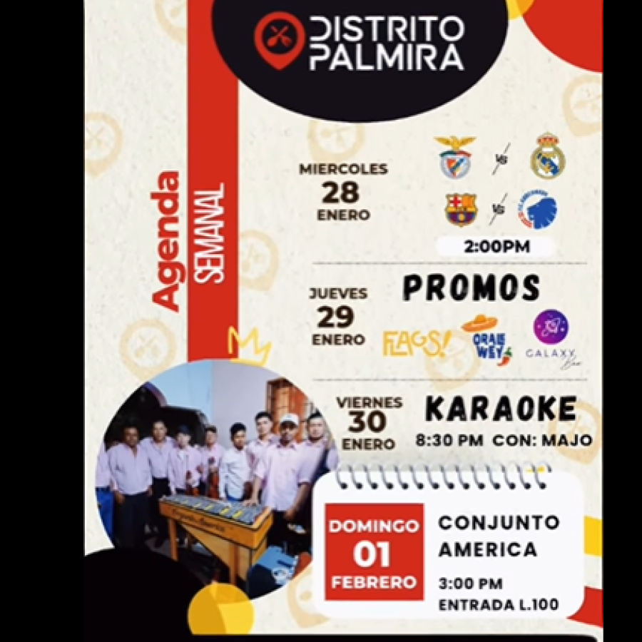 Agenda Semanal Distrito Palmira 