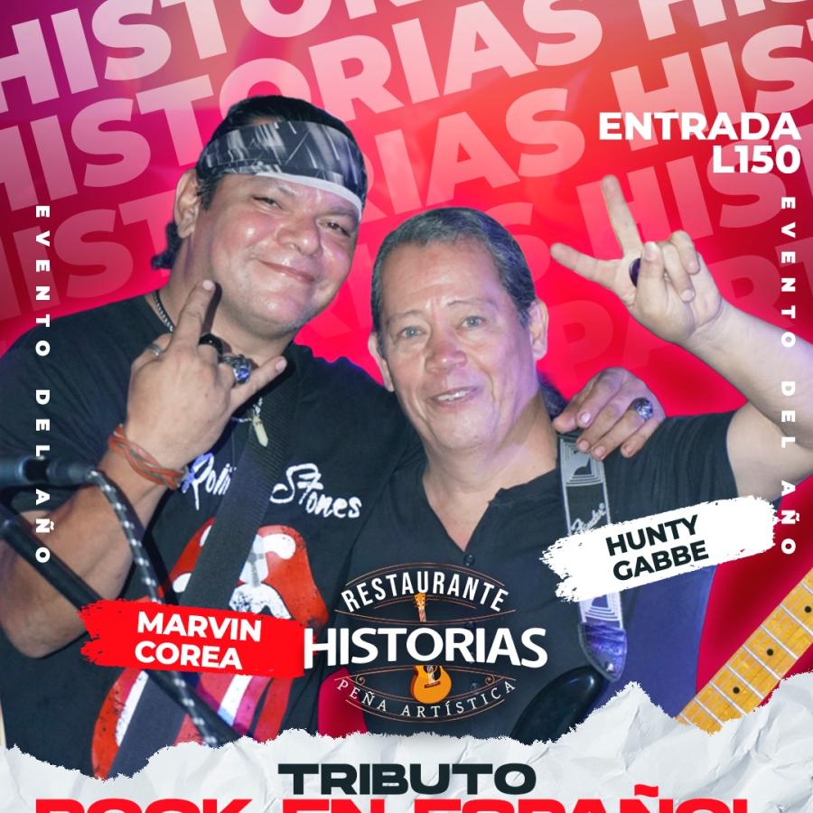Tributo Rock en español: Marvin Corea y Hunty Gabbe 