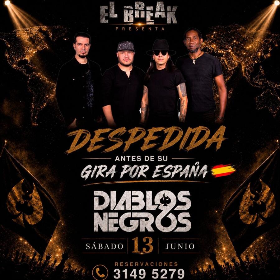 Diablos Negros la despedida antes de su gira por España 