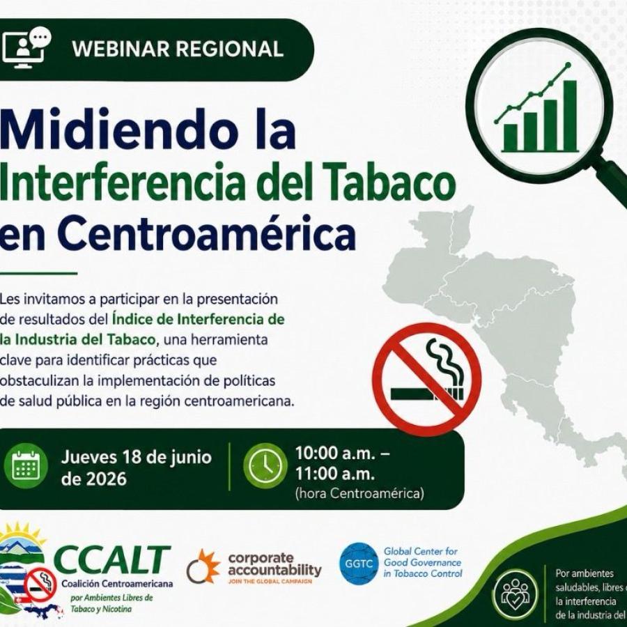 Webinar Regional: Midiendo la interferencia del tabaco en Centroamérica 