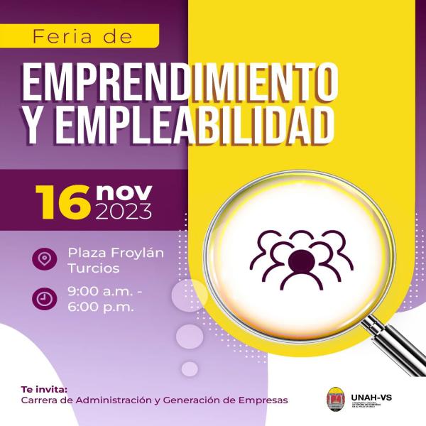 Feria de empleabilidad y emprendimiento en UNAH-VS