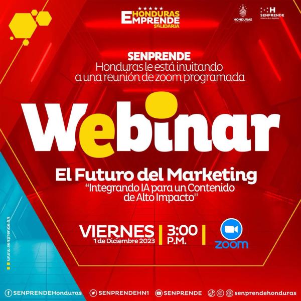 Webinar sobre "El Futuro del Marketing: Integrando IA para un Contenido de Alto Impacto"