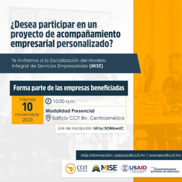 Únete a la empresas beneficiadas por el programa MISE