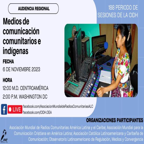 Audiencia Regional: Medios de Comunicación e Indígenas  
