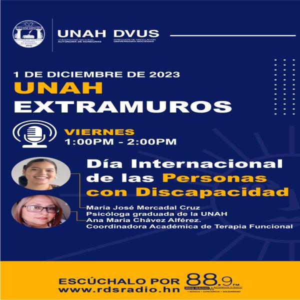 UNAH Extramuros: Día Internacional de las Personas con Discapacidad 