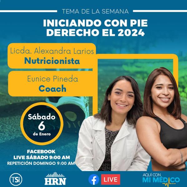Facebook Live: Iniciando con pie derecho el 2024 