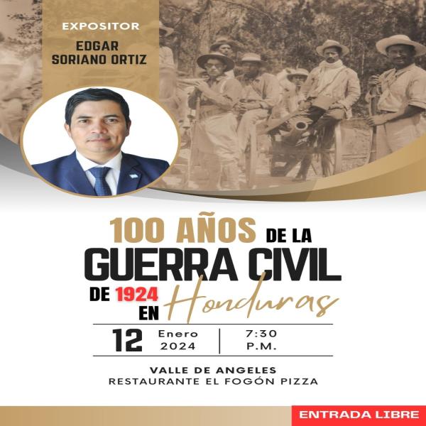 Foro: 100 años de la Guerra Civil de 1924 en Honduras 