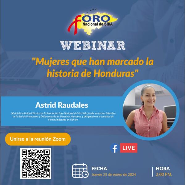 Webinar: Mujeres que han marcado historia en Honduras 