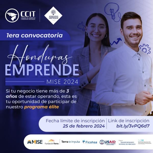 1era Convocatoria: Honduras Emprende “Mise 2024” 