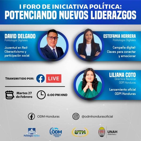 I Foro Internacional de Iniciativa Política: Potenciando Nuevos Liderazgos 
