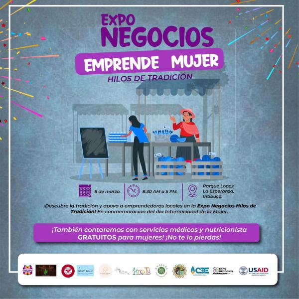 Celebremos el Día Internacional de la Mujer en Expo Negocios, Emprende Mujer Hilos de Tradición