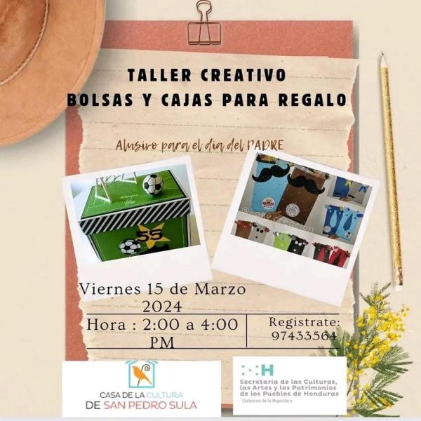 Únete al taller creativo: bolsas y cajas de regalo 