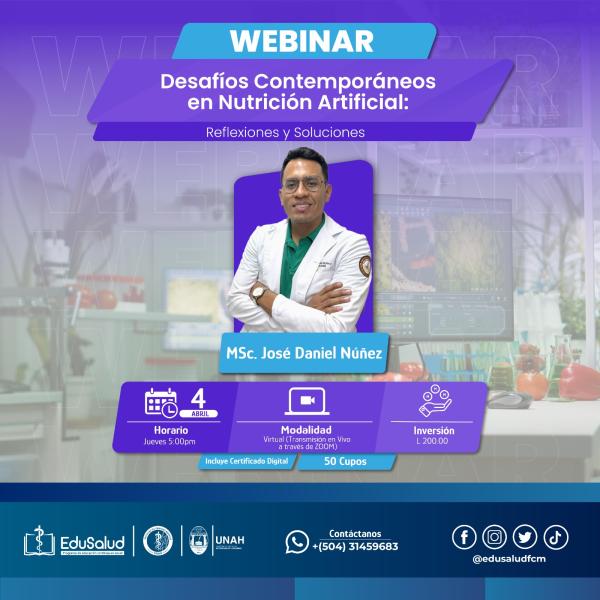 Webinar "Desafíos Contemporáneos en Nutrición Artificial: Reflexiones y Soluciones"