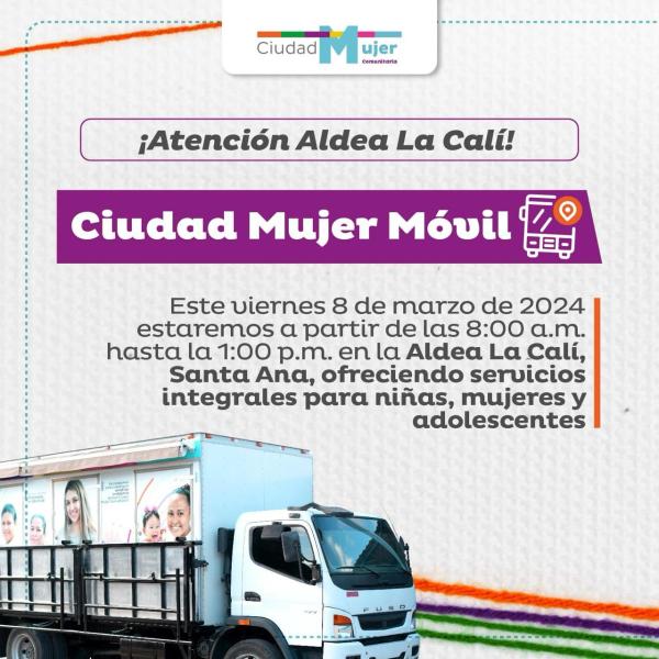 Jornada de atención integral de Ciudad Mujer Móvil
