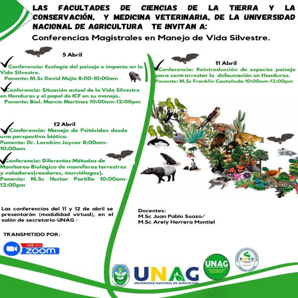 Conferencias Magistrales en Manejo de Vida Silvestre