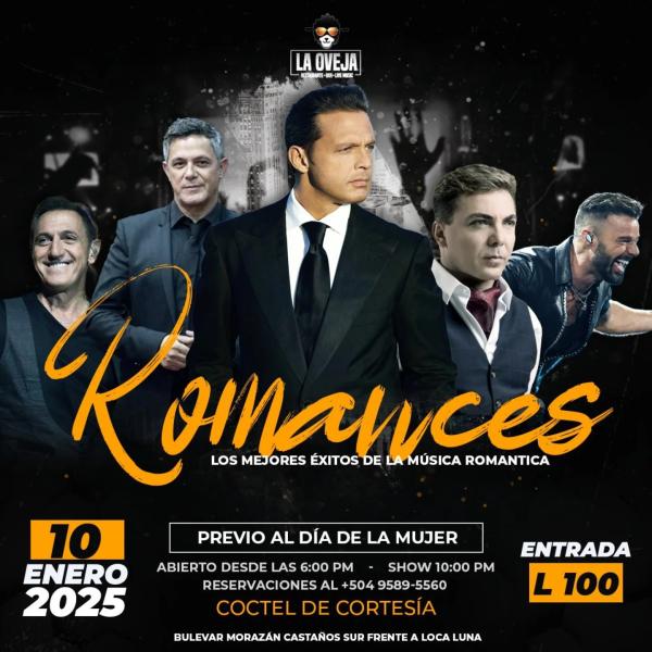 Tributo a música Romántica por Grupo Romances