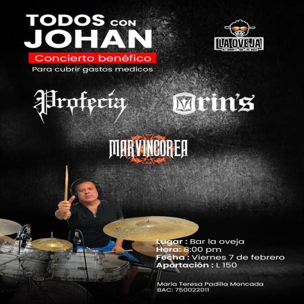 Todos con Johan Padilla