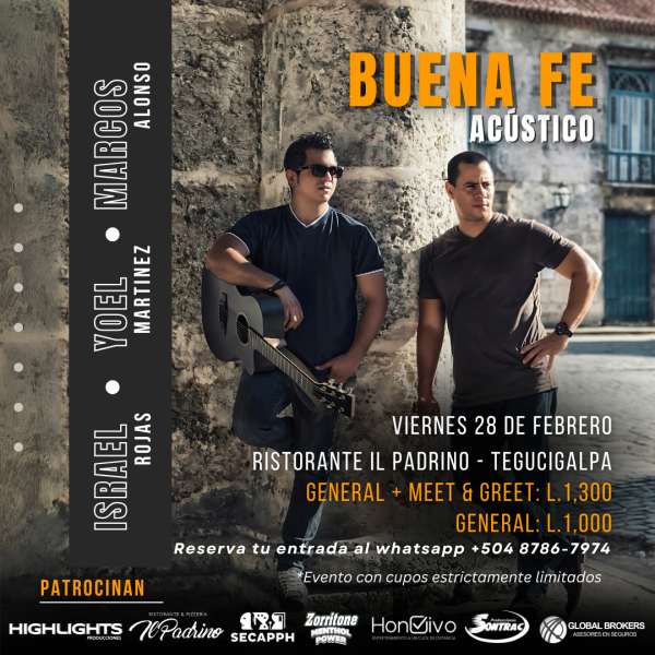 Concierto Intimo de Buena Fe desde Cuba