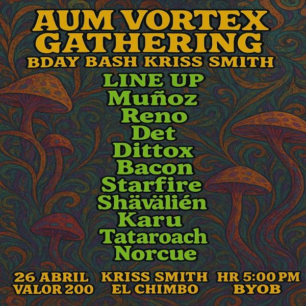 Aum Vortexx Gathering: unión • música • espíritu • tribu