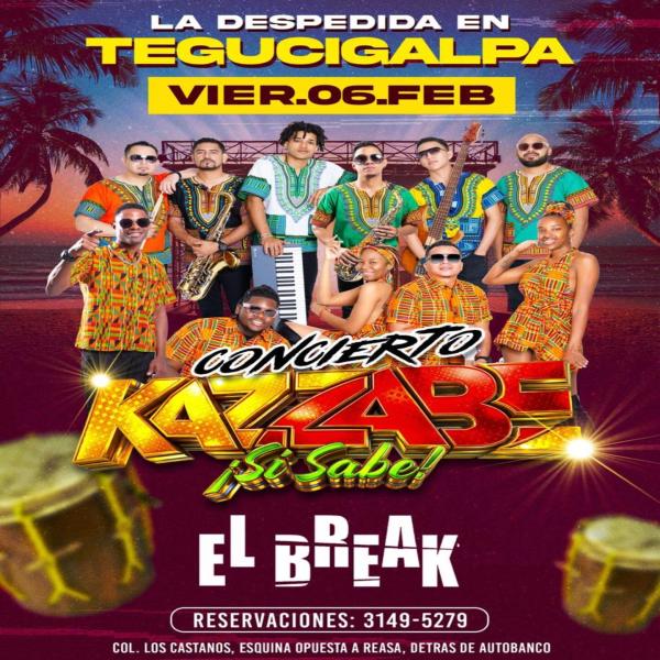 Kazzabe Agrupación en vivo 