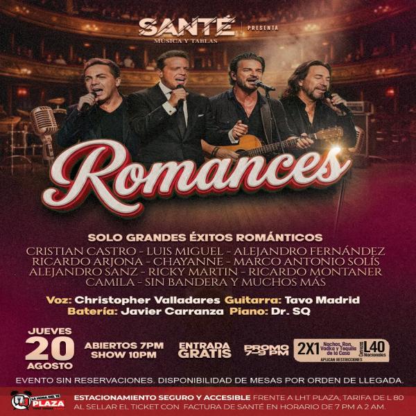 ¡Prepará la garganta para cantarle al amor con los éxitos más grandes del pop romántico